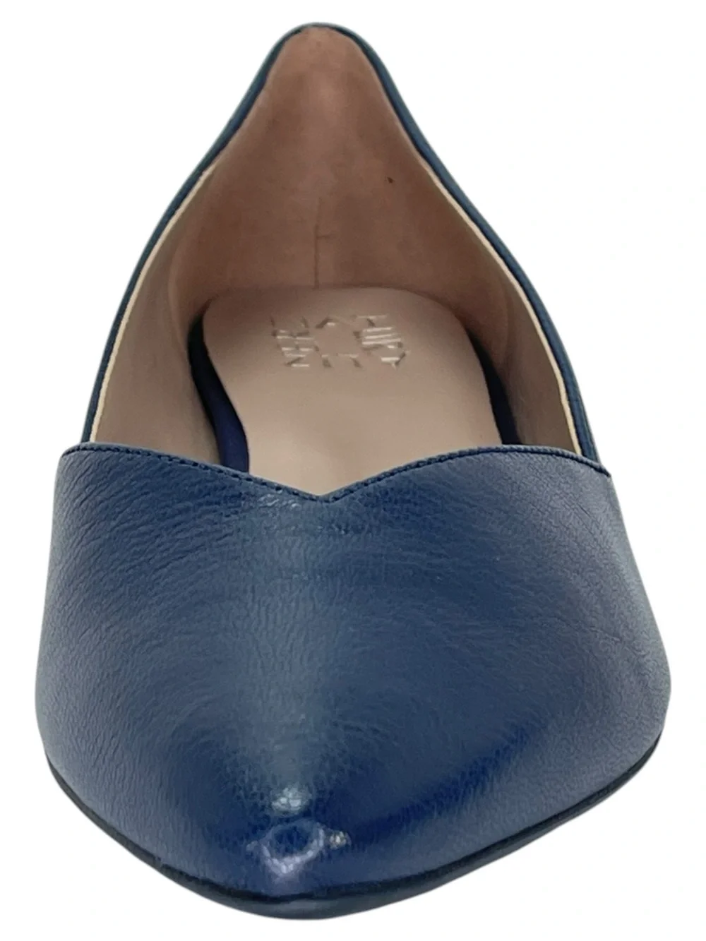 Naturalizer Havana Midnight Blue Leather Womens Flats Size 8.5M